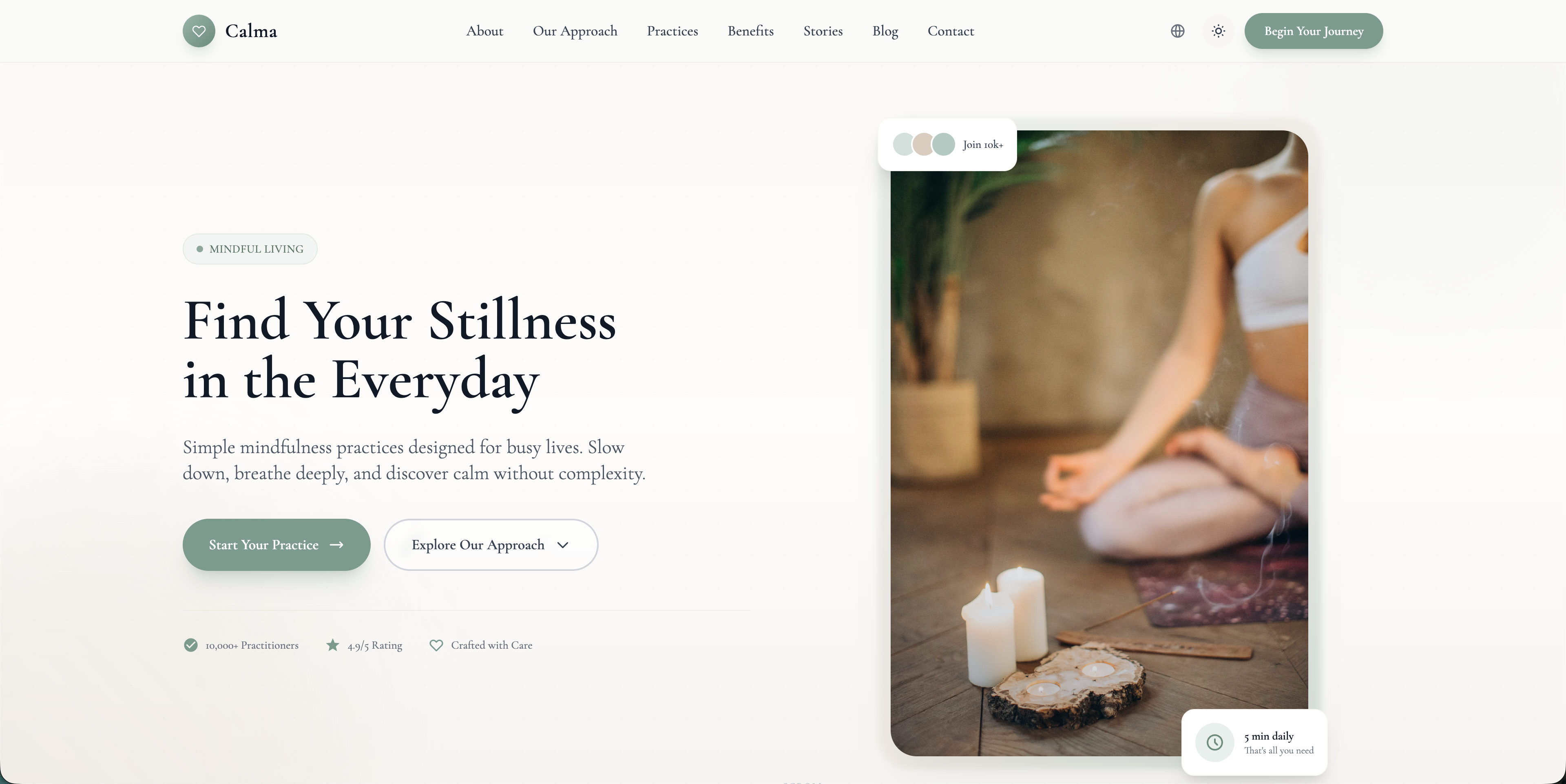 Calma Wellness Website